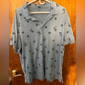 Old Navy Palm Tree Men’s Polo Shirt